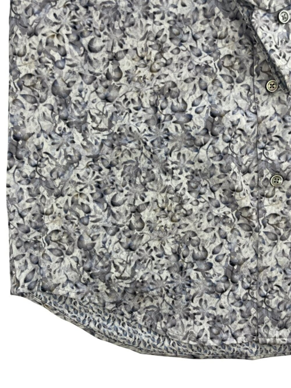 Bugatchi Platinum Long Sleeve Button-Up Shirt Floral Stretch Men's Sz M $199MSRP - Picture 4 of 8